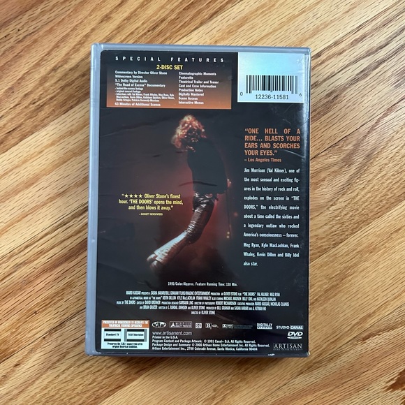 The Doors Oliver Stone Special Edition 2 Disc DVD Set - Picture 2 of 3